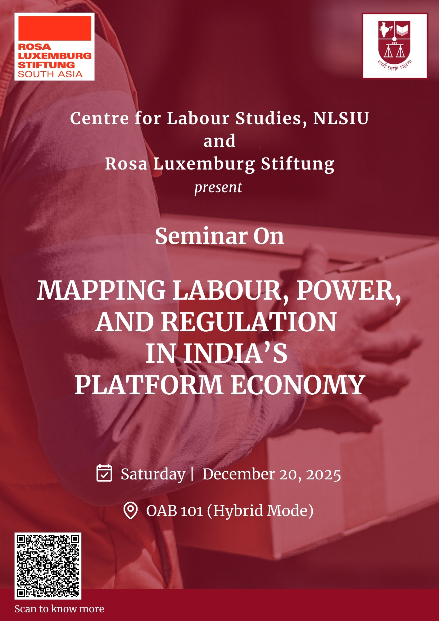 Seminar on 'Mapping Labour, Power, and Regulation in India’s Platform ...