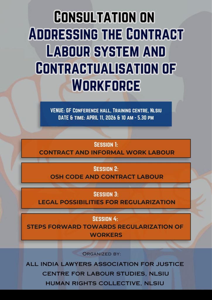 Conference on 'Addressing the Contract Labour System and ...